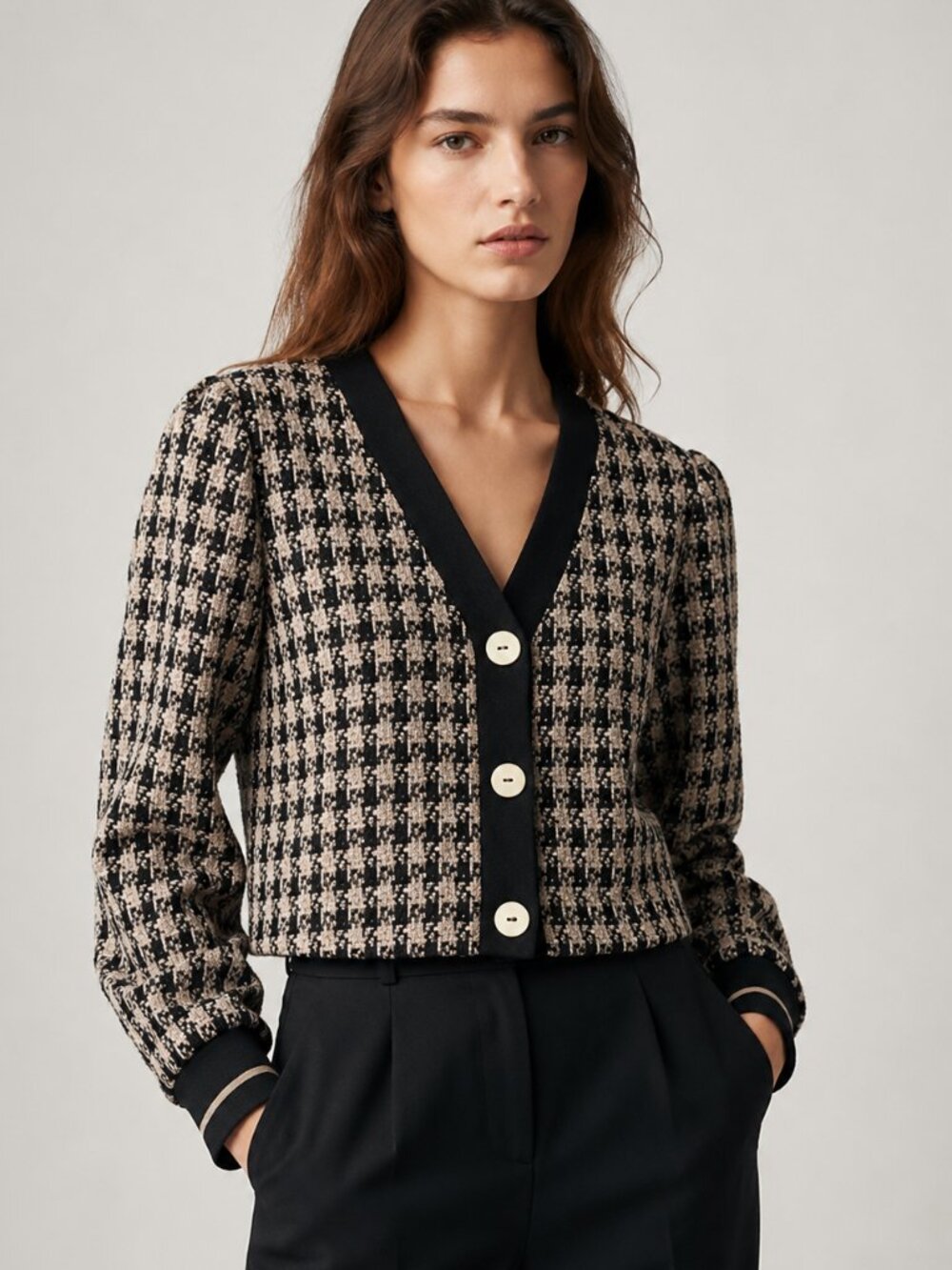 Dex Tweed Cardigan Jacket